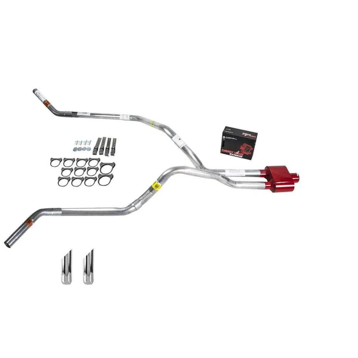 Dual Exhaust Pipe for Titan (2004–2005) - 2.5" Cherry Bomb Extreme