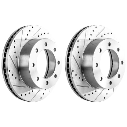 Front Brake Disc Rotors for Ford F-250 F-350 (2005–2012)