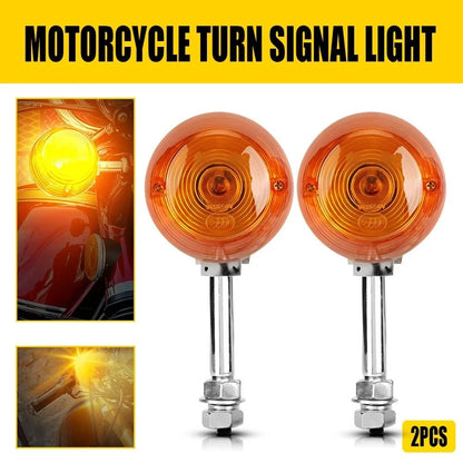 Turn Signal Indicator Lights - 2X Amber for Honda Mini Motorcycle