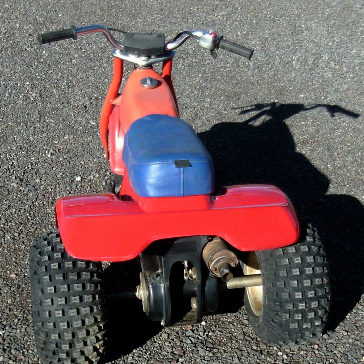 Mudguard Protector Rear Fender in Red for Honda ATC70 (1978–1985)