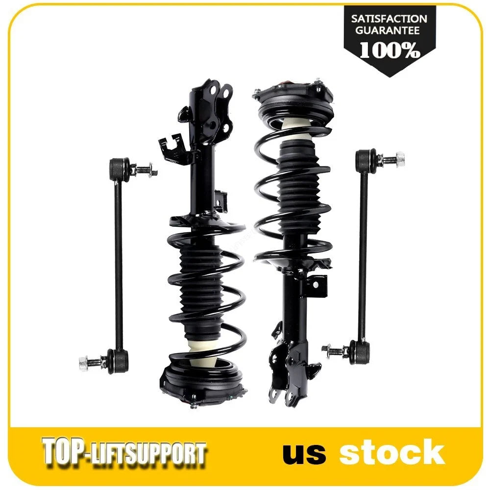 Complete Strut and Sway Bar Set for Nissan Versa, Cube (2007–2014)