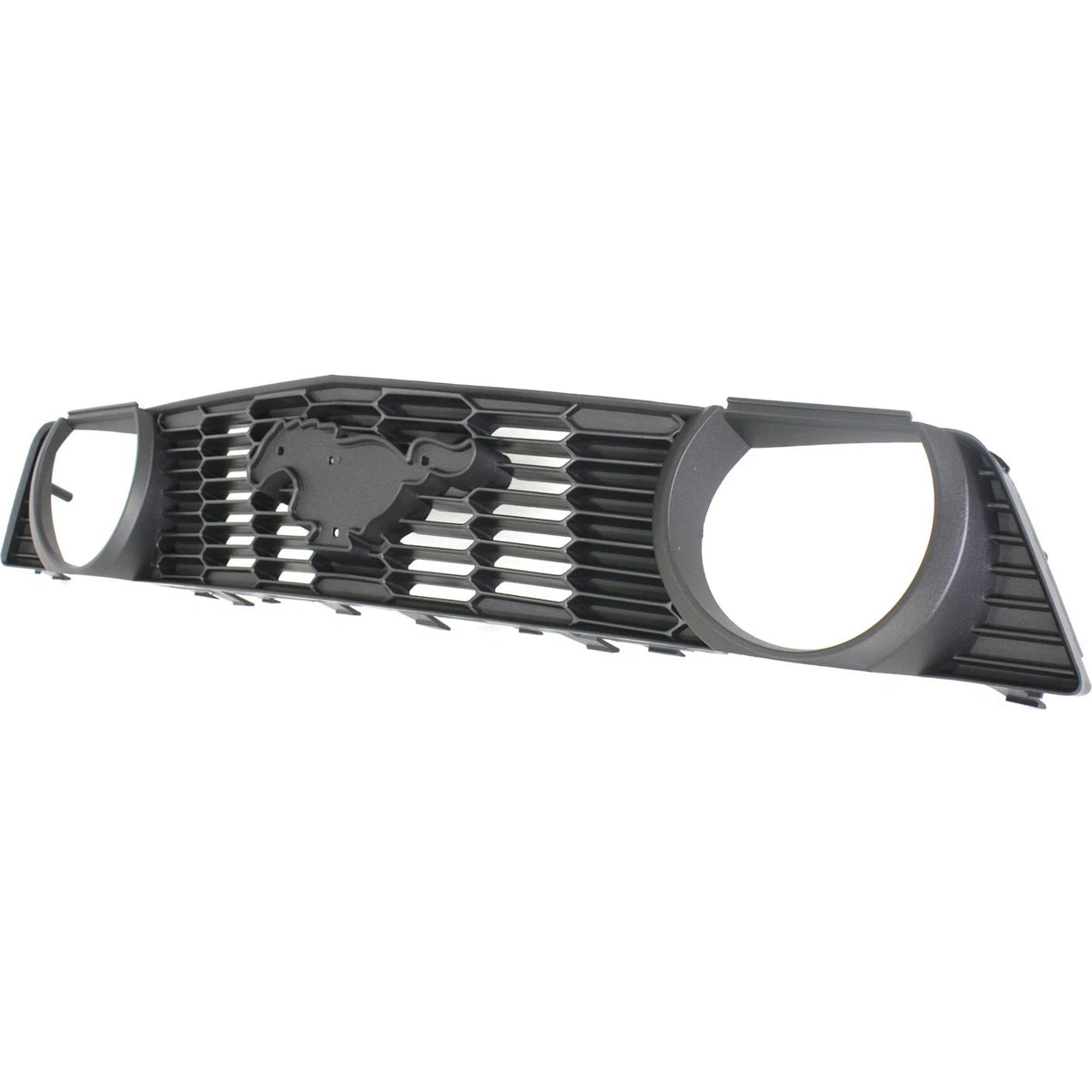 Grille for Ford Mustang (2010–2012) Textured Gray Plastic