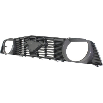 Grille for Ford Mustang (2010–2012) Textured Gray Plastic