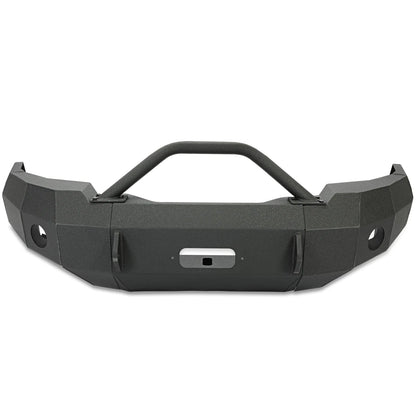 Push Bar Front Bumper in Black Steel for Ford F-150 (1997–2003)