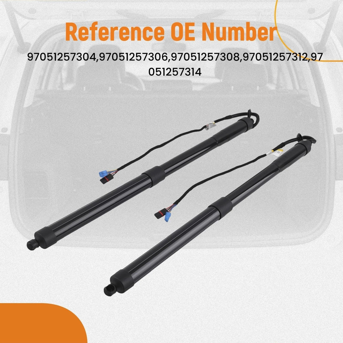 Rear Lift Support Struts - 2pc for Porsche Panamera 970 (2010–2016)