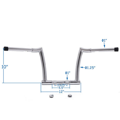 Chizeled 1.25" Handlebar for Harley Softail (2018–Present) & Road King (1995–Present)