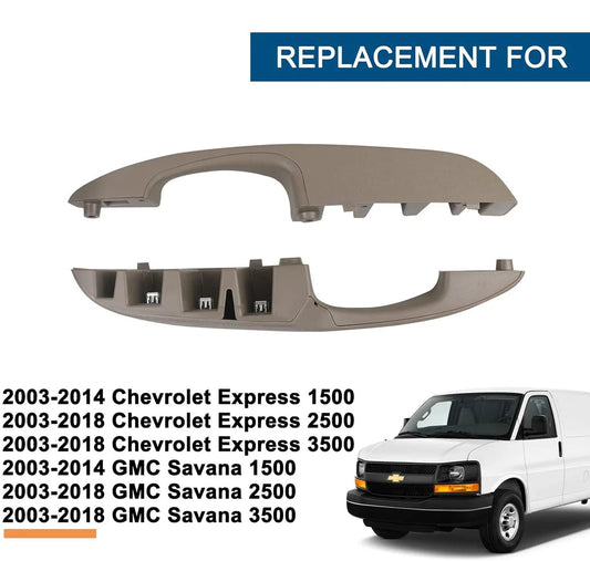 Pair Inside Pull Door Handle Armrest for Chevrolet Express Van Savana (2003–2018)