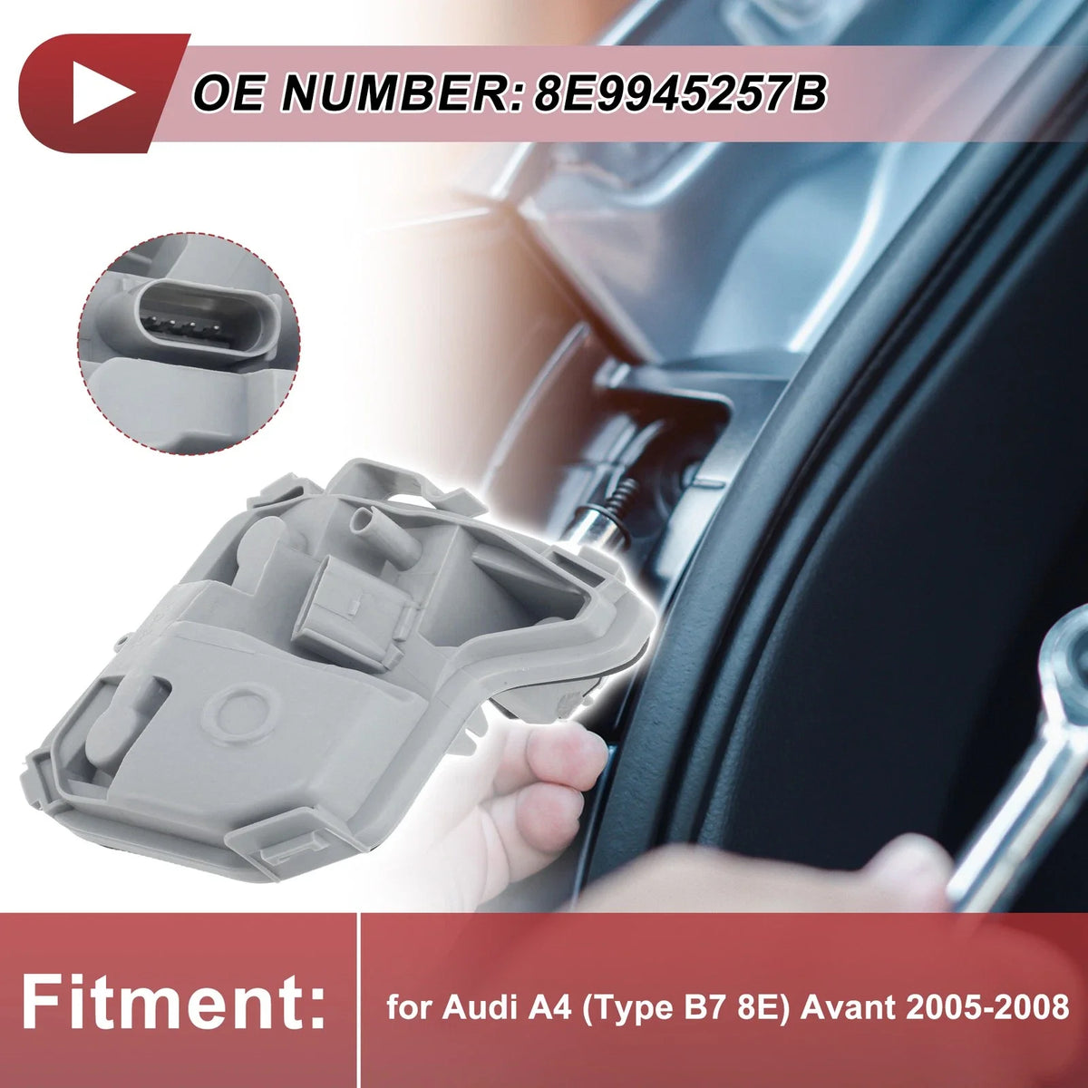 1 pc Left Taillight Socket for Audi A4 Avant (2005–2008) 8E9945257B