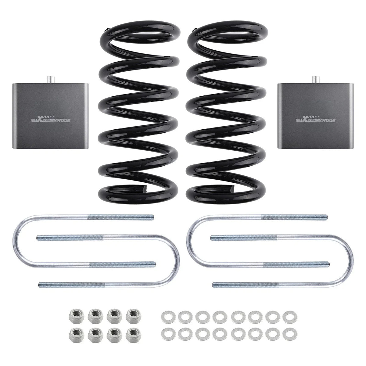 Front 3" Drop Coils & Rear 4" Blocks for Dodge Dakota 2WD (1997–2004)