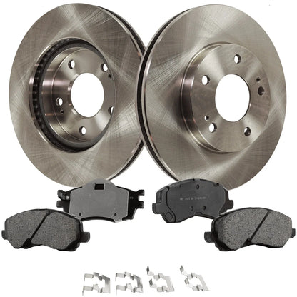 Front Brake Disc and Pad Kit for Mitsubishi Galant (2000–2011)