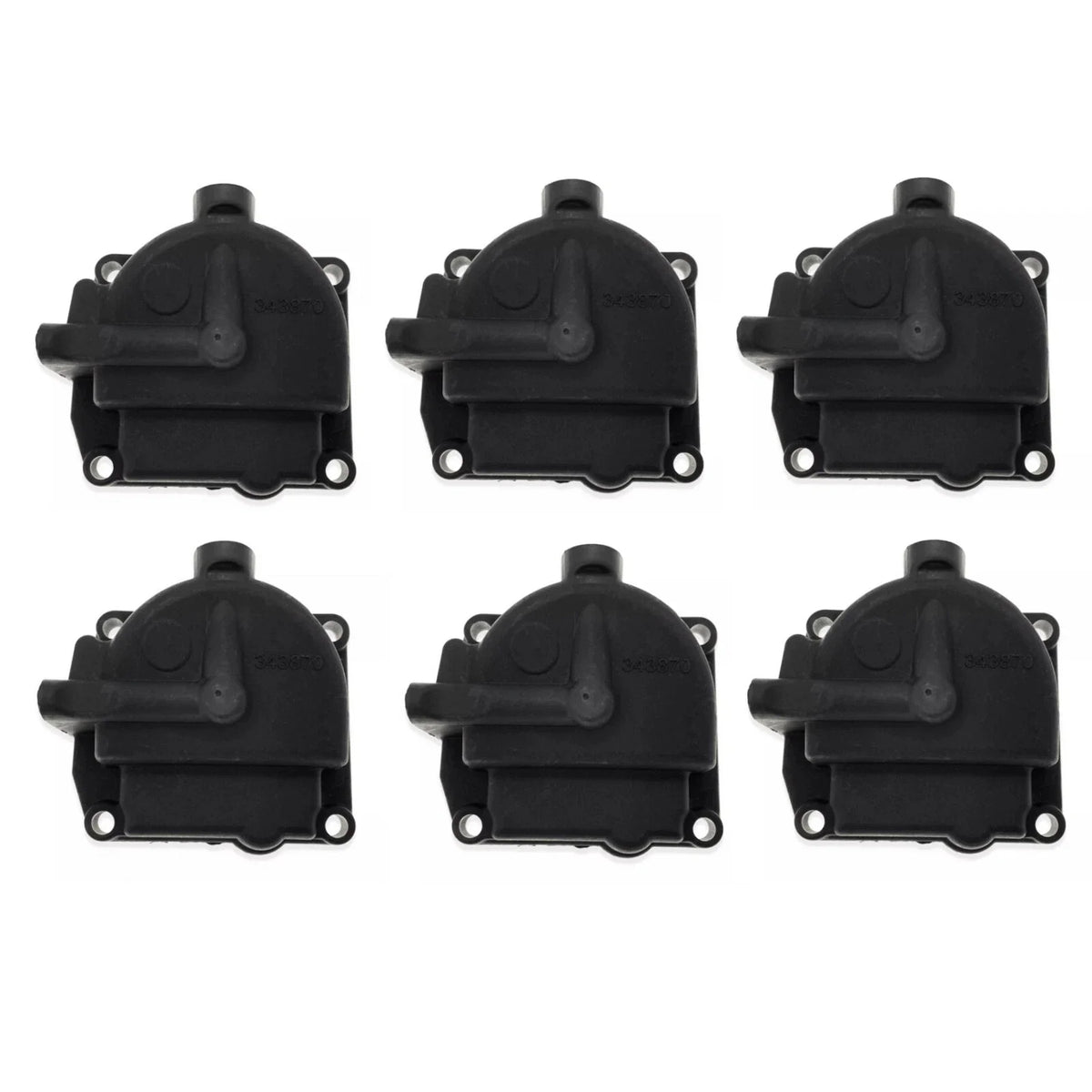 6X Carburetor Float Bowl Chamber for Johnson Evinrude (433000, 0433000, 766418)