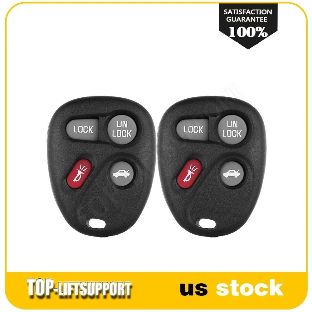 2X Key Fob Remote Shell Case for Chevrolet Blazer Corvette (2002–2005)
