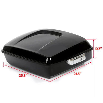 Chopped Trunk Backrest Mount Rack for Harley Touring Road Glide (2014–2026)