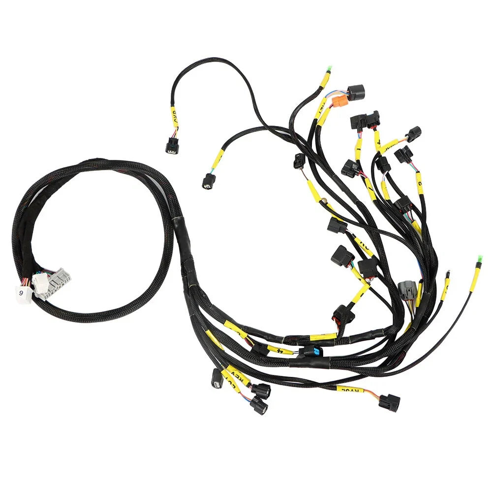 K-Series Tucked Engine Harness for Honda Acura Integra CRX EG EK (K20 K24)
