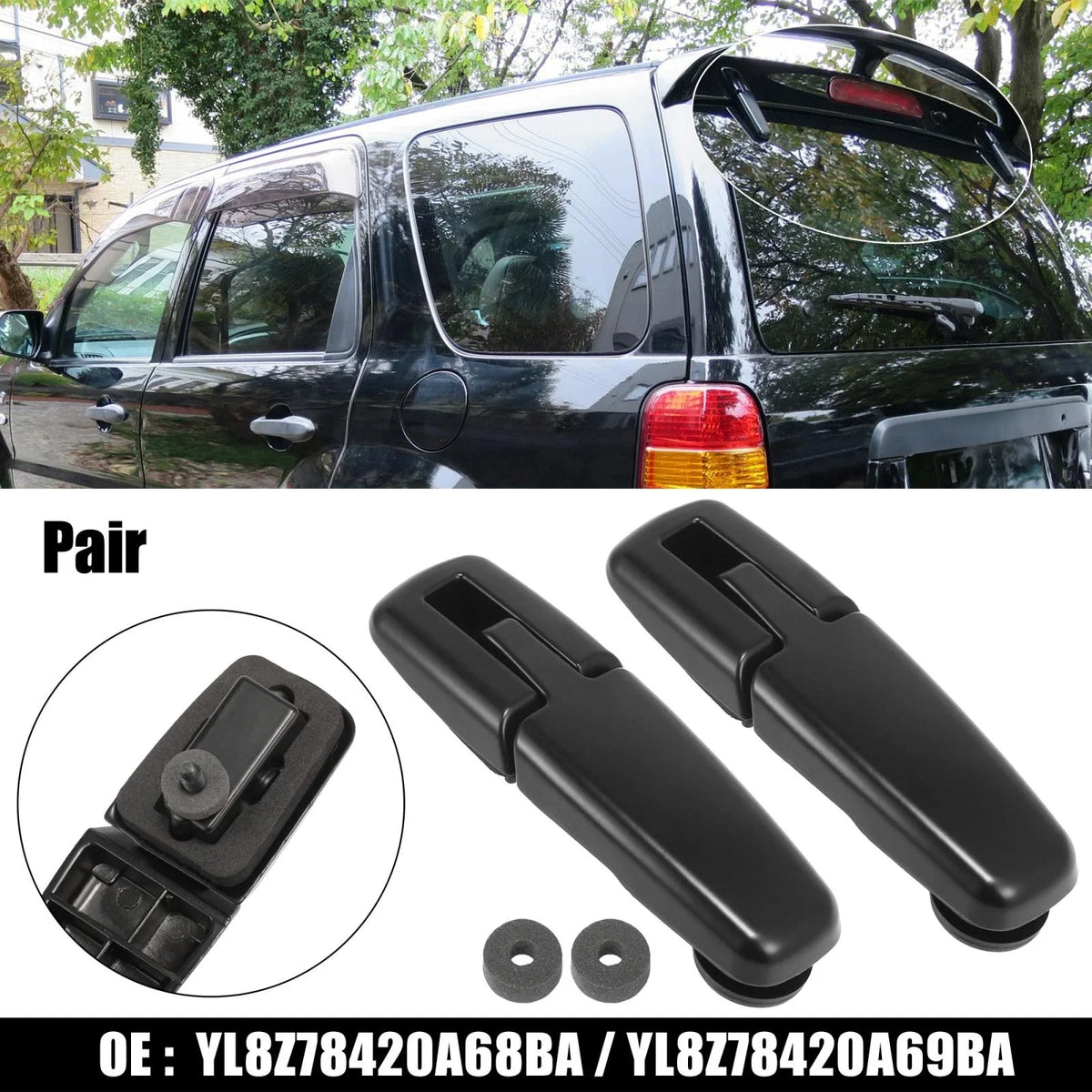 Pair Liftgate Hinges for Ford Escape (2001–2007) YL8Z78420A68BA