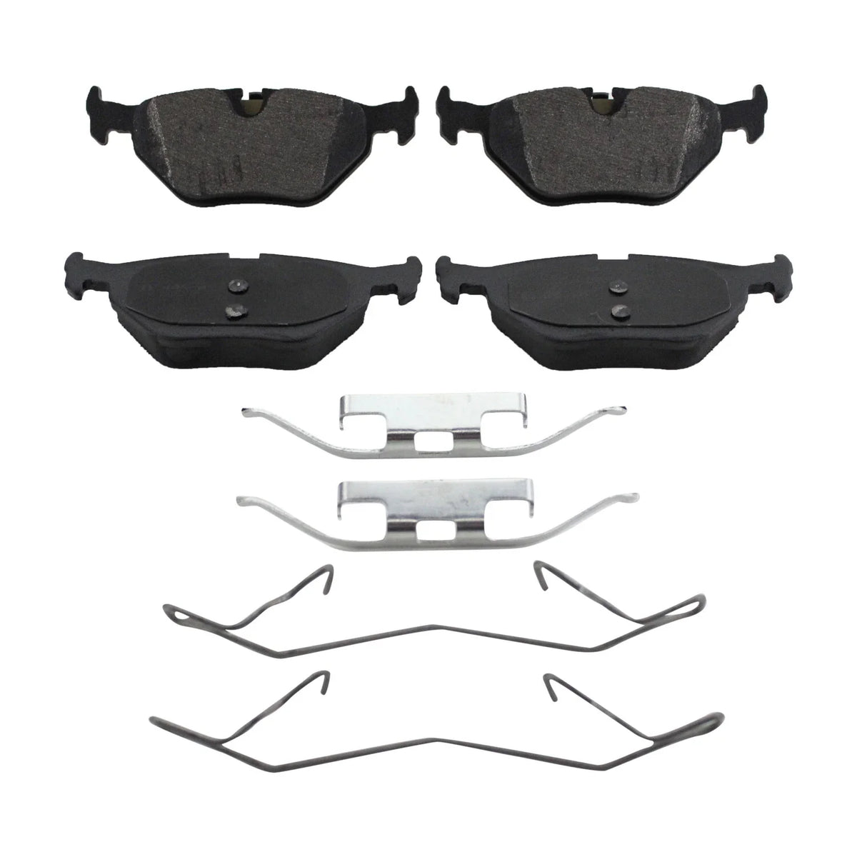 Set of 4 Bosch QuietCast Rear Ceramic Brake Pads for BMW E36 E46 Saab 9-5 (1992–2006)