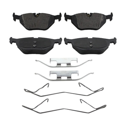 Set of 4 Bosch QuietCast Rear Ceramic Brake Pads for BMW E36 E46 Saab 9-5 (1992–2006)