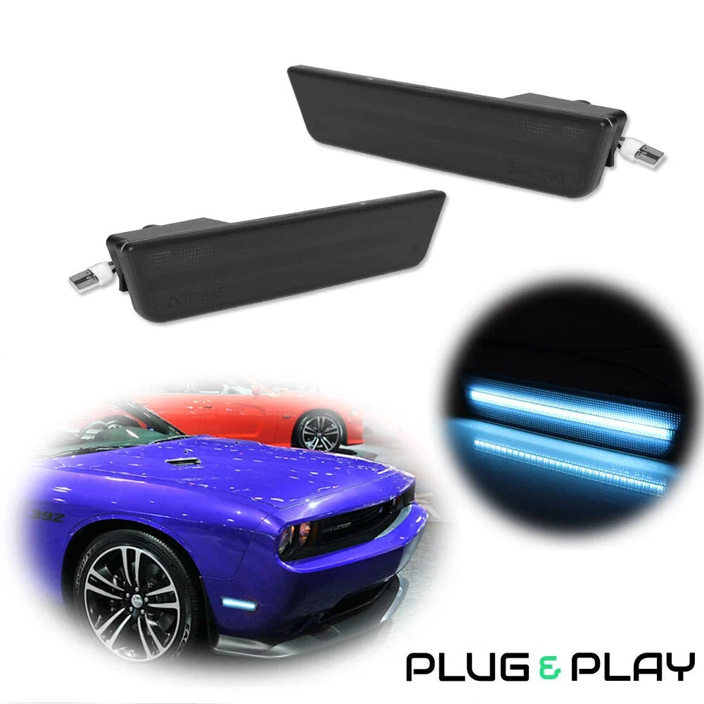 2X LED Side Marker Lights for Dodge Challenger (2008–2014)