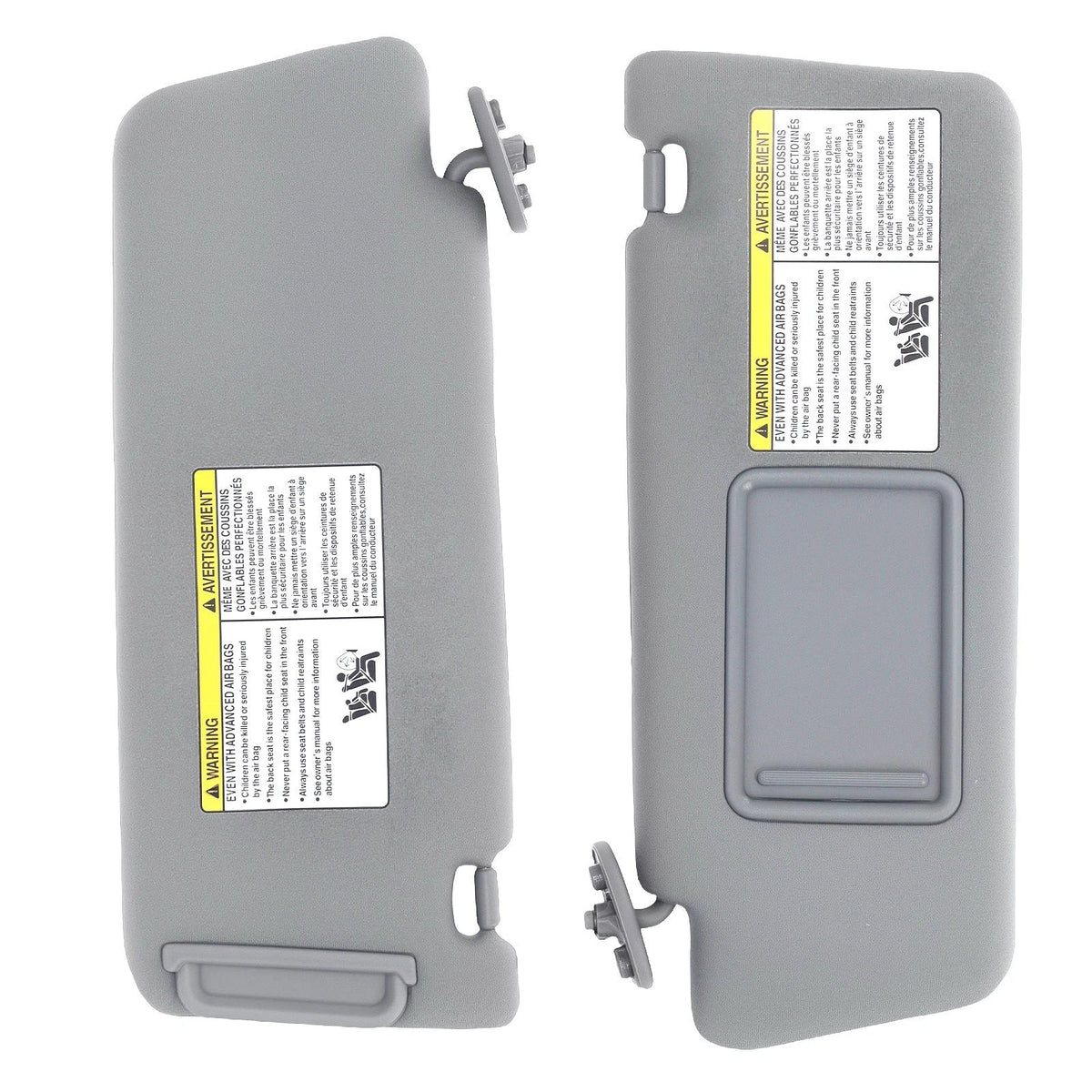 Pair Sun Visor for Toyota Tacoma (2005–2015) 74320-35C10-B0 Left + Right