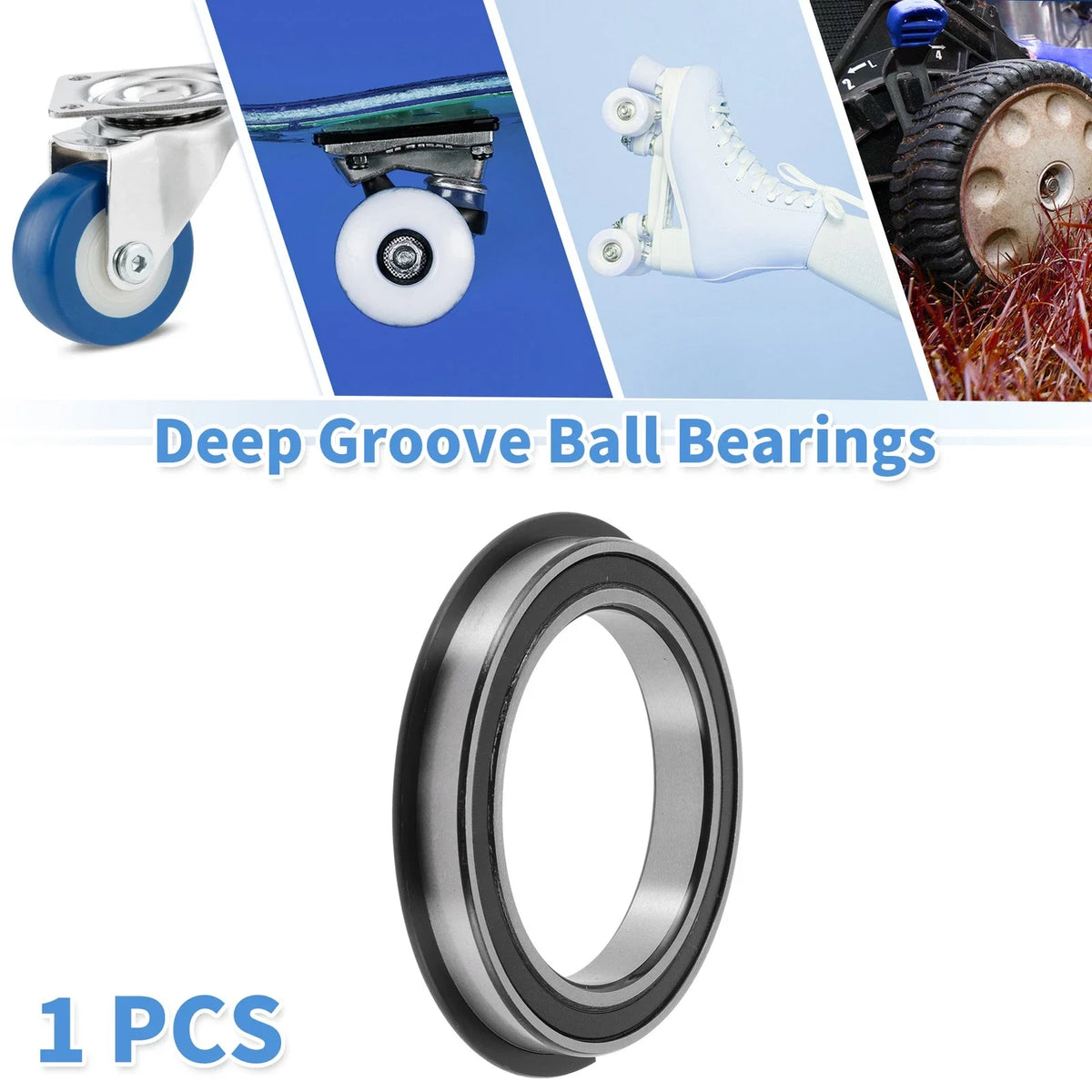 Deep Groove Ball Bearings 65x90x13mm for Various Models (6913NR2RS)