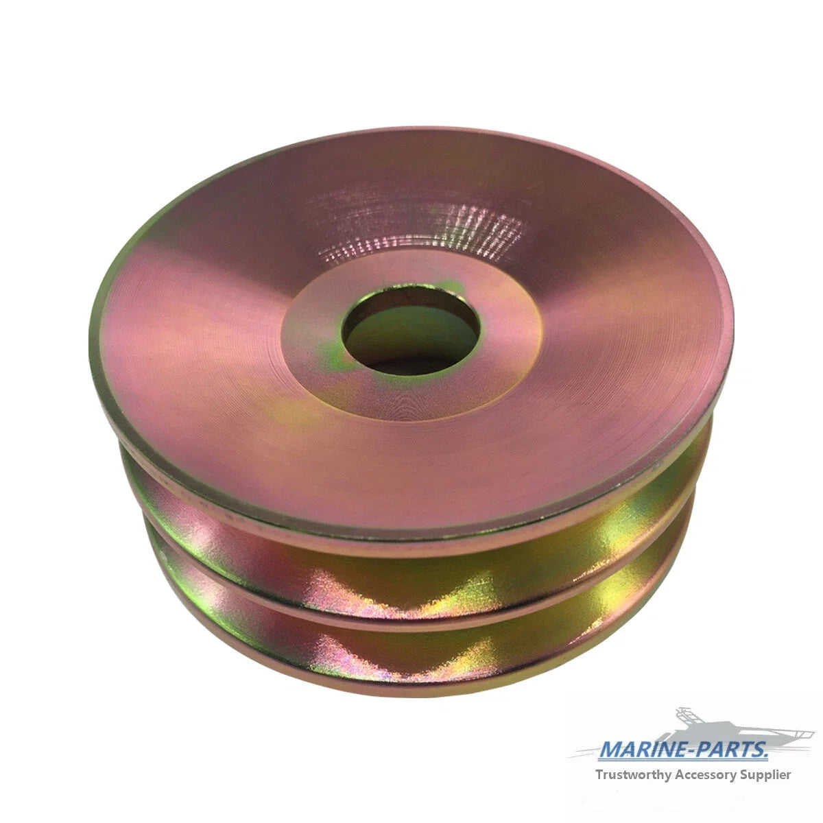 Double Alternator Pulley for Volvo Penta AD31 AD41 AQAD30 AQAD40 AQD40 (No Year)