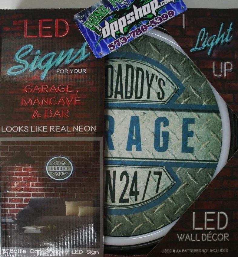 Neon LED Light Rope Bottle Cap Sign for Universal Use (LED)