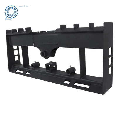 Heavy Duty Skid Steer Pallet Fork Frame with Receiver Hitch & Spear Sleeve