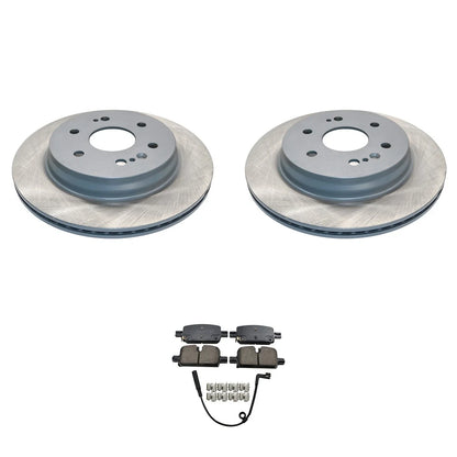 Akebono ProACT Brake Pads with DuraGo Rear Rotors for 2007-2020 Escalade ESV