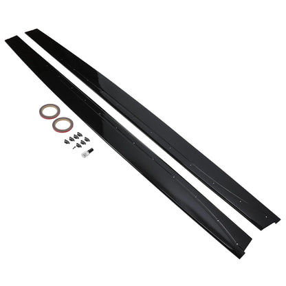 Side Skirts Set of 2 in Gloss Black for BMW M4 F82 F83 (2015–2020)