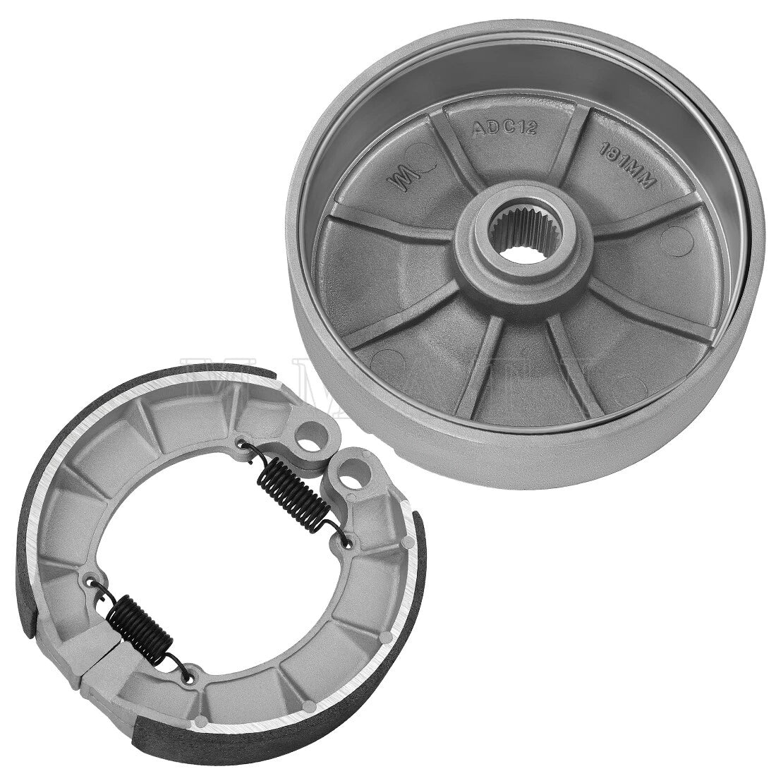Brake Drum w/Shoes for Honda ATV (43620-HN2-000, 06430-HN2-000)
