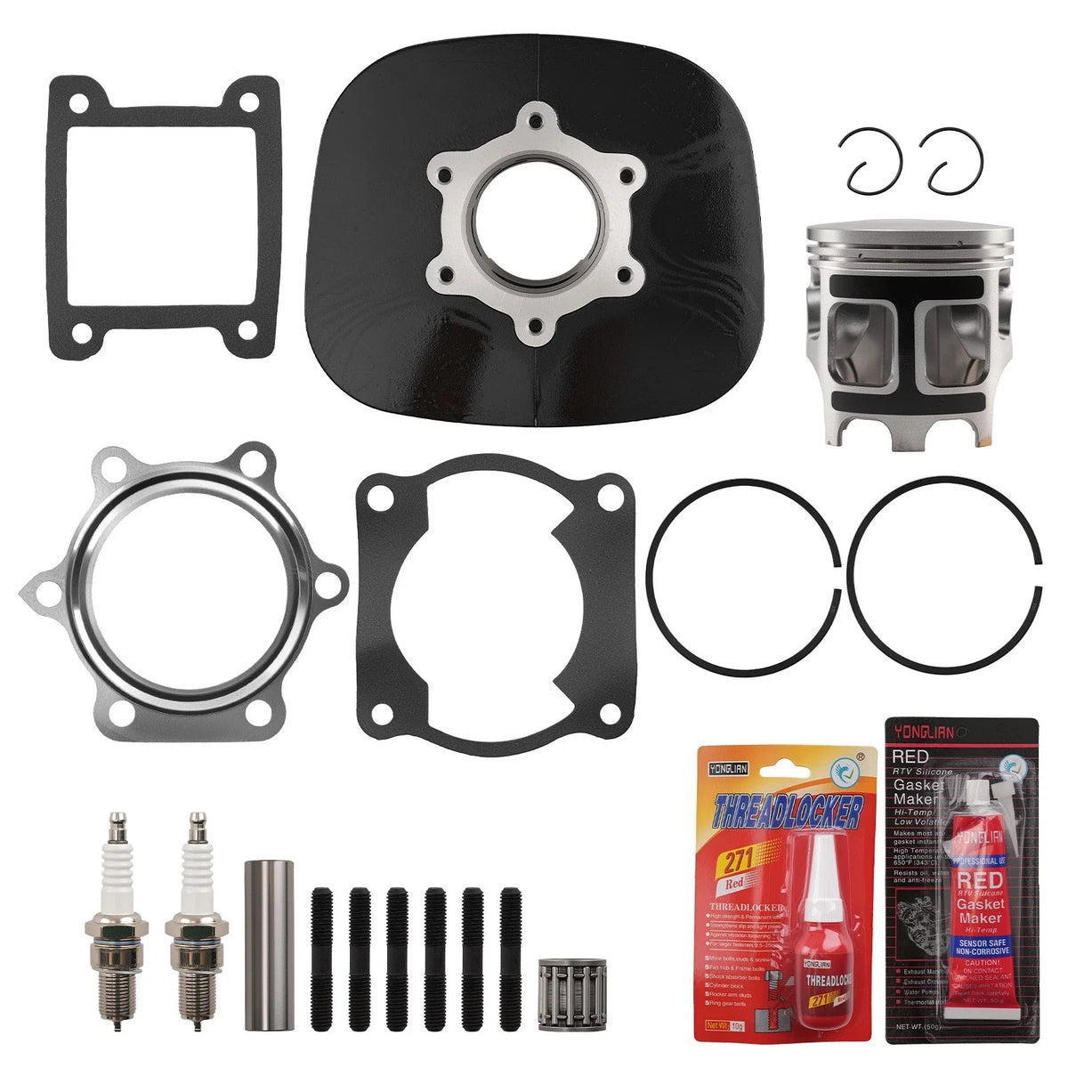 Complete Cylinder Piston Assembly for Yamaha Blaster (1988–2006) with Gaskets