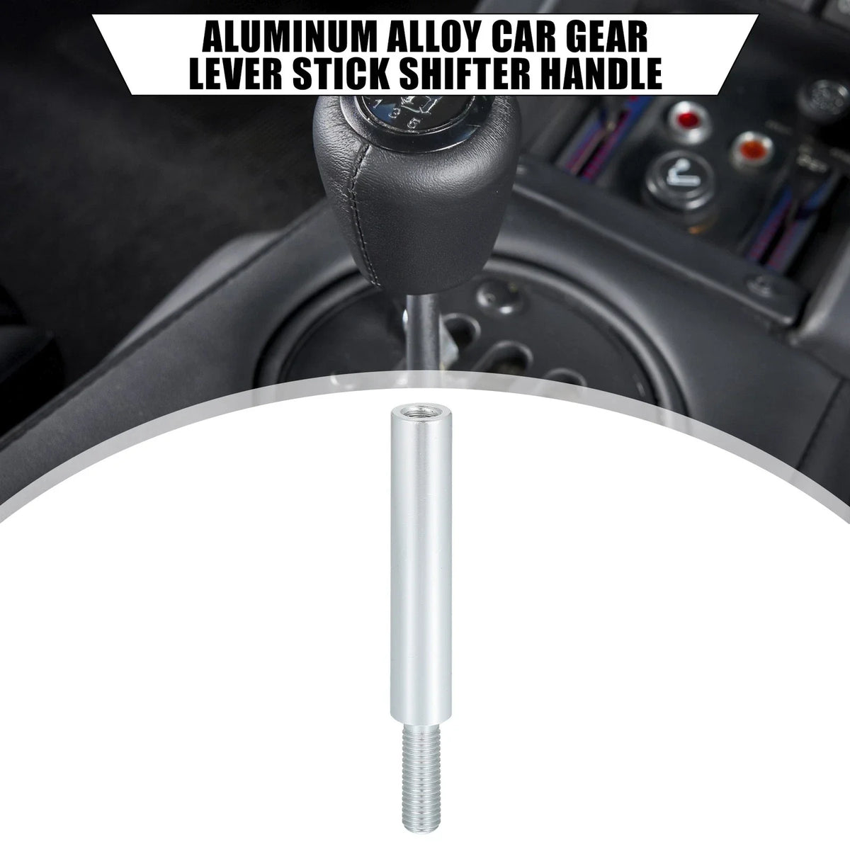 3" Shift Knob Aluminum Alloy M10x1.25 for Nissan Mazda 