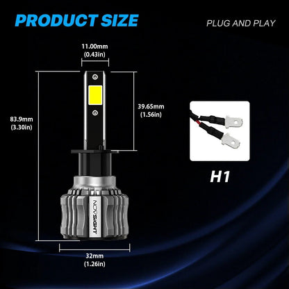 LED Headlight Bulb Conversion Kit H1 - 2X for Toyota Hilux N70