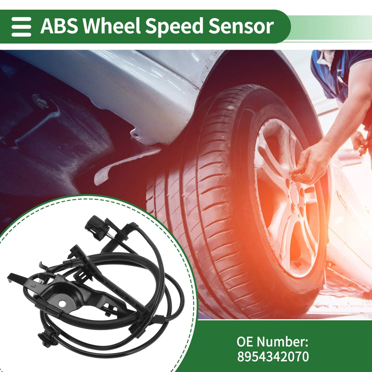 ABS Wheel Speed Sensor No. 8954342070 for Toyota Rav4 (2018–2019) Front Left