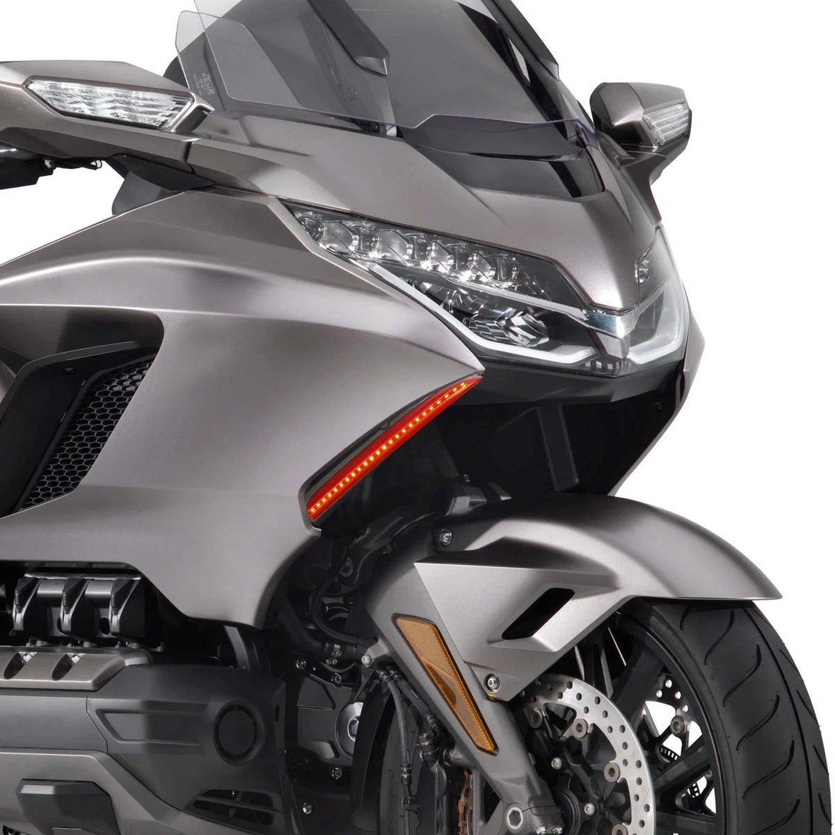 Front Upper Cowl Trim Running Lights for 2018-2025 Honda Goldwing GL1800