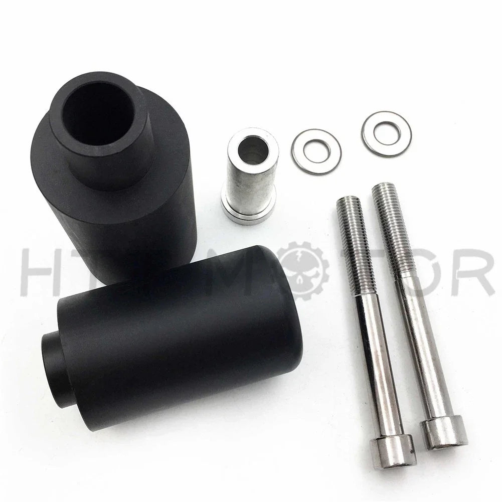 Frame Slider Crash Protector for Suzuki GSXR 1000 (2003–2004) No Cut Black