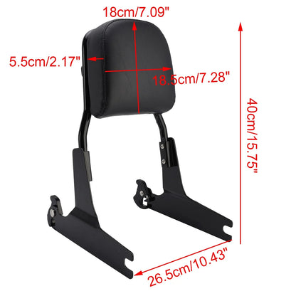 Passenger Sissy Bar Backrest for Softail (2000–2017)