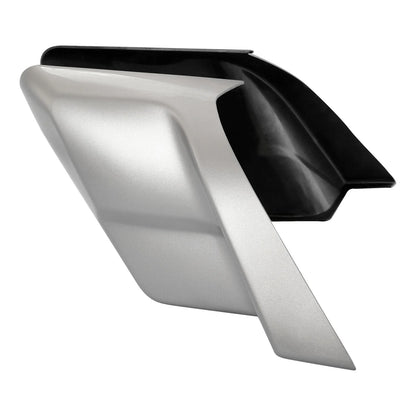 Stretched Side Covers Panel for Harley Road King (2014–2024) 19 Silver Fortune