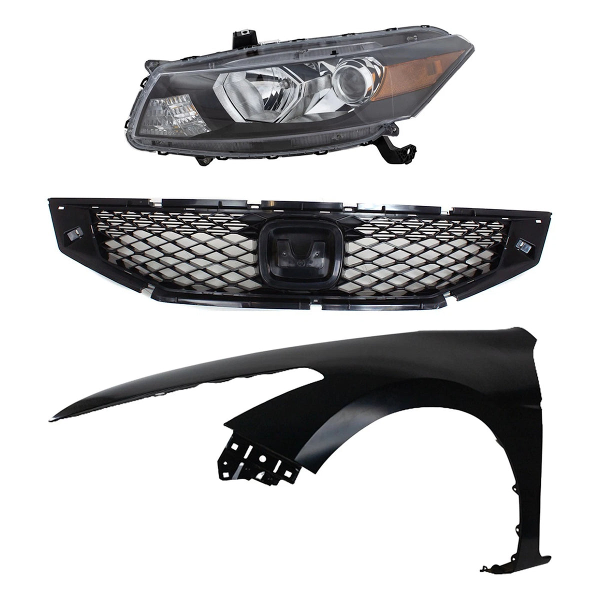 Driver Left Side Headlight for Honda Accord (2008–2010)