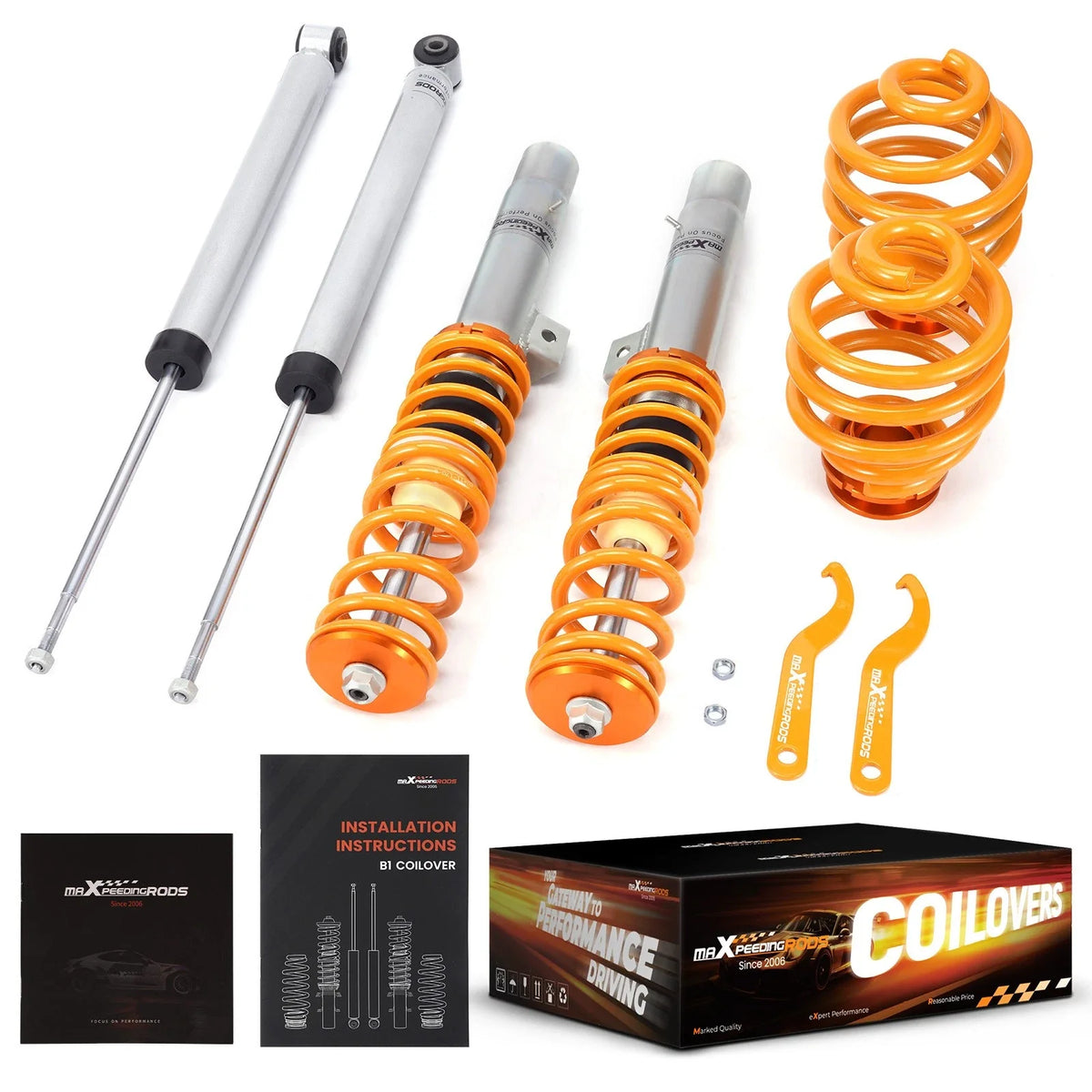 Coilover Suspension Kit for BMW 3-Series (1998–2006) E46