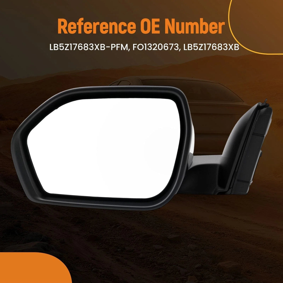 Heated Left Rear View Mirror for Ford Explorer (2020–2021)