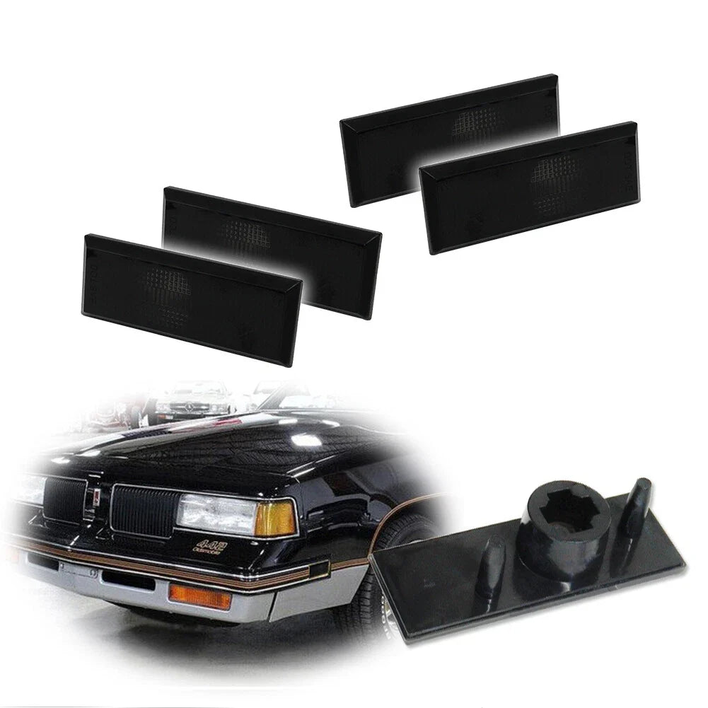 Smoke Side Marker Lamps Housing for Cutlass 2 Door (1981–1988)