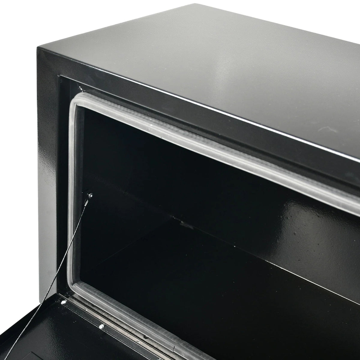 Black Steel Underbody Tool Box for Pickup Truck (36''×14''×16'')