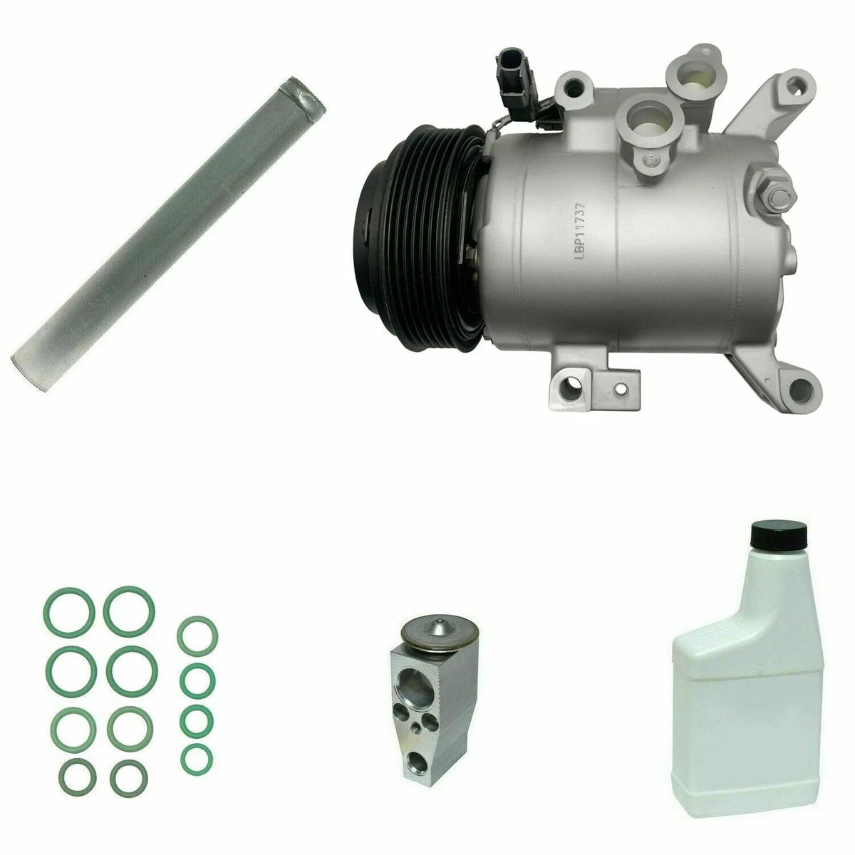 AC Compressor Kit Replacement for Nissan Navara D40 (2005–2010)