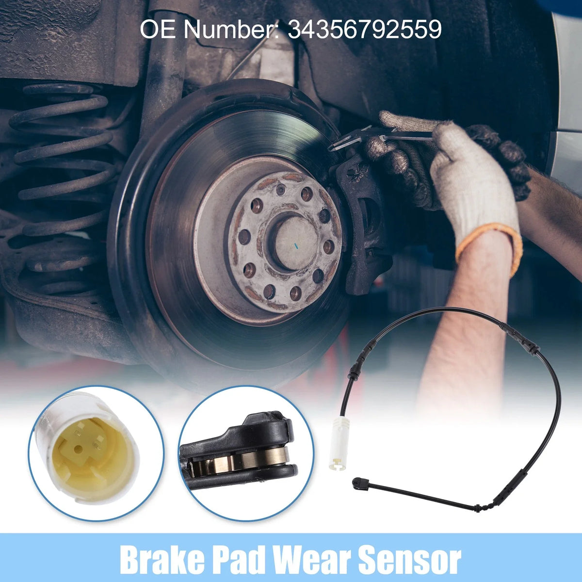 Brake Pad Sensor for BMW (2010–2016) 34356794945, 34356794946