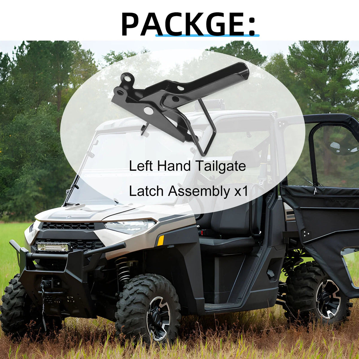 Tail Gate Latch Left Hand 1018850 for Polaris Ranger Gem LSV (400–800)