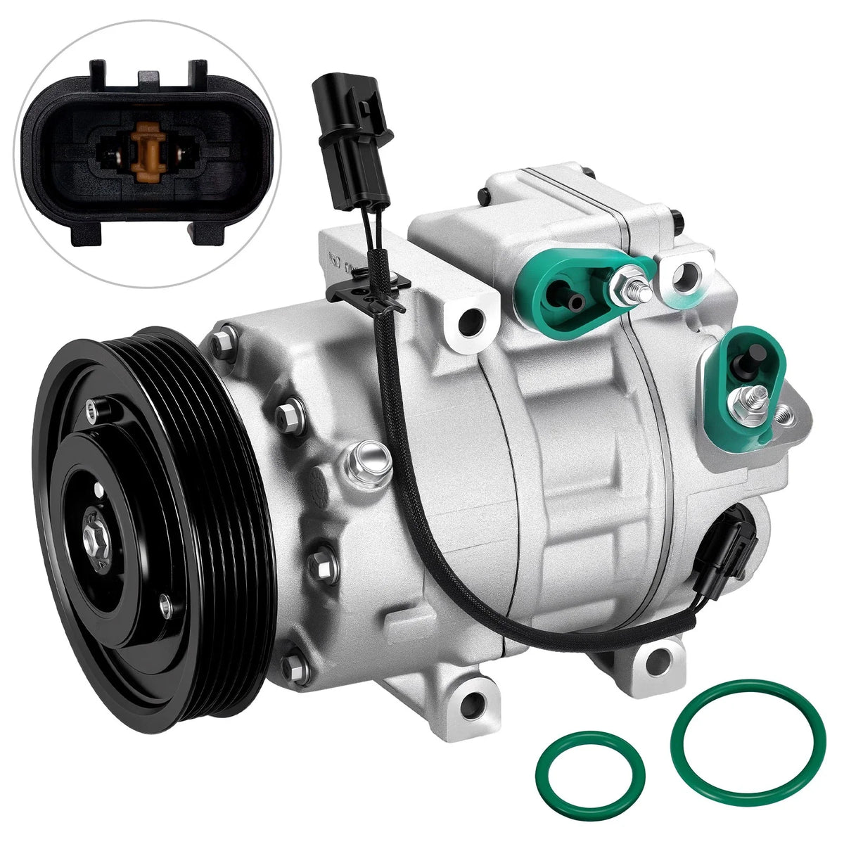 A/C Compressor for Kia Sorento 3.3L 2014-2015 with 6-Groove Pulley