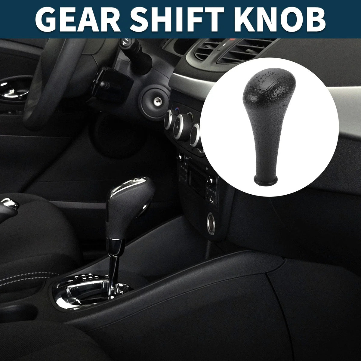5 Speed Manual Gear Shifter Knob for Mercedes-Benz E-Class (1994) Plastic Black
