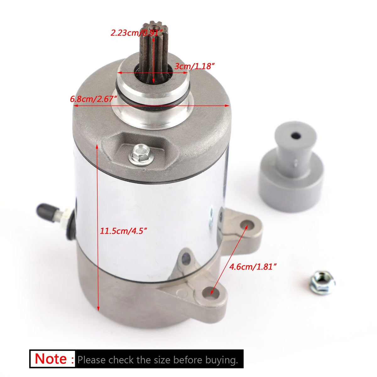 Electric Starter Motor for Honda TRX400 FourTrax 400 (2004–2007)