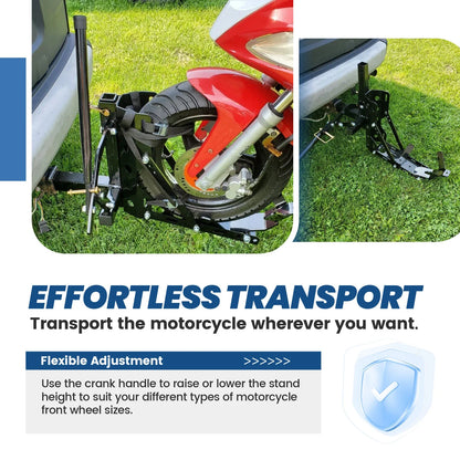 Motorcycle Scooter Carrier 800lb Capacity for 2" Tow Receiver - Universal